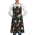 thumbnail image 1 of Fuzoiu Cute Rabbit And Flower Print Kitchen Cooking Aprons,Kitchen Cooking BBQ Aprons,Chef Apron with 2 Pockets for Men Women,Art Aprons for Painting Pottery Ceramics, 1 of 7