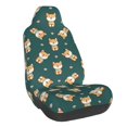 thumbnail image 1 of Fuzoiu Cute Shiba Print Elastic Car Seat Covers, Seat Cover Protector,Universal Fit Interior Covers for Most Cars,Washable Seat Cover Non Slip for SUV,Sedan,Van, 1 of 5