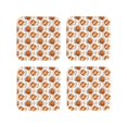 thumbnail image 1 of Fuzoiu Cute Squirrel Print Leather Coasters Set,Drink Coasters Set of 4,for Tabletop Protection, Durable PVC Coasters,Home Décor and Housewarming Gift-Square, 1 of 6