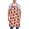 thumbnail image 1 of Fuzoiu Cute Strawberry Print Waterproof Apron, Kitchen Apron for Women Men Chef, Apron for Christmas Dinner Party Cooking Baking Crafting House Cleaning Kitchen, 1 of 7