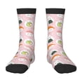 thumbnail image 1 of Fuzoiu Cute Sushi (2) Print Kids Socks For Boys Girls,Grip Crew Socks with Non Slip,Lightweight Stretch Crew Socks,Toddlers Crew Boot Socks, 1 of 5