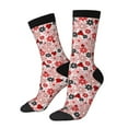 thumbnail image 1 of Fuzoiu Cute ladybugs red Print Athletic Crew Socks for Men & Women,Casual Crew Socks,Above Ankle Crew Socks for Business, Casual, 1 of 6