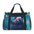 thumbnail image 1 of Fuzoiu DJ Panda Hot Air Balloon Print Travel Duffle Bag,Carry On Tote Bags,Duffel Bag,Sport Gym Bag, Hospital Bag for Labor and Delivery, Overnight Bag,Luggage Bag, 1 of 7