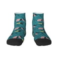 thumbnail image 1 of Fuzoiu Dachshund Dog Print Adult Socks, Crew Moisture-wicking Socks, Unisex Cushion Crew Socks,Casual Sports Ankle Socks, 1 of 7