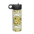 thumbnail image 1 of Fuzoiu Daisies And Wildflowers Print 18oz Insulated Sports Kettle, Outdoor Sport Gym Stainless Steel Water Bottle With Straw Lid, 1 of 8
