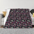 thumbnail image 1 of Fuzoiu Daisies Flowers Print Flannel Blanket,Throw Blanket,Flannel Home Decor,Fleece Bed Blankets,Cozy Soft Blanket for Bed, Sofa, Camping, and Travel-50"x40", 1 of 6