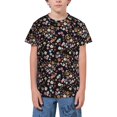 thumbnail image 1 of Fuzoiu Daisies Flowers Print Youth Short Sleeve T-Shirt,Youth Dry-Fit Active Athletic T-Shirt,Short Sleeve Tops Tees for School, Sports, and Casual Wear, 1 of 6