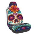 thumbnail image 1 of Fuzoiu Dead Day Party Print Elastic Car Seat Covers, Seat Cover Protector,Universal Fit Interior Covers for Most Cars,Washable Seat Cover Non Slip for SUV,Sedan,Van, 1 of 5