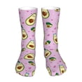thumbnail image 1 of Fuzoiu Different Avocados Print Crew Socks,Casual Athletic Gym LightWeight Thin Socks,Casual Crew Socks for Men Woman,Calf Length Crew Socks, 1 of 7