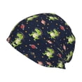 thumbnail image 1 of Fuzoiu Dinosaur Astronaut Print Winter Beanie Hat for Men & Women,Warm Knit Cap,Women Windproof Watch Hat,Knit Warm Unisex Beanie, 1 of 1