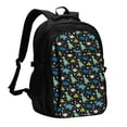 thumbnail image 1 of Fuzoiu Dinosaur Print USB Backpack with Charging Port,Laptop Backpack,Business Travel Durable Laptops Backpack, for School, Work, Travel & Outdoor Activities, 1 of 7