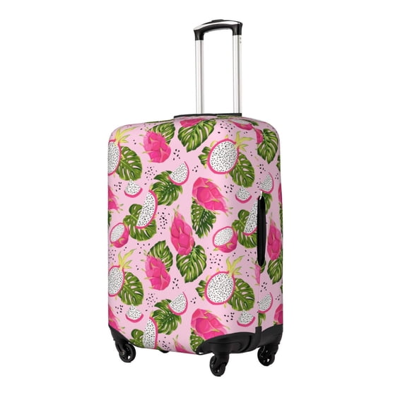 Fuzoiu Dragon Fruits Print Suitcase Cover,Washable Luggage Covers for Suitcase,Elastic Luggage Protector Cover,Scratch Resistant Travel Suitcase Covers-Small