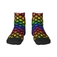 thumbnail image 1 of Fuzoiu Dragon Scales Print Adult Socks, Crew Moisture-wicking Socks, Unisex Cushion Crew Socks,Casual Sports Ankle Socks, 1 of 7