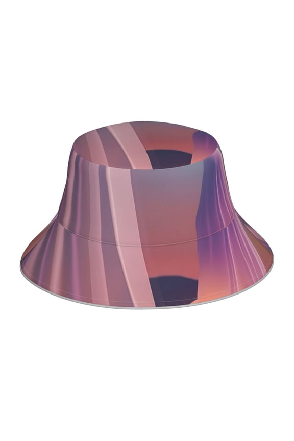 Dreamy Moonlit Window Print Reflective Bucket Hat,Outdoor Hat for Men and Women,Bucket Hat for Travel Fishing Hunting Summer Camp