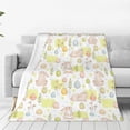 thumbnail image 1 of Fuzoiu Easter Rabbit Print Ultra-Soft Micro Fleece Blanket,All Seasons Flannel Throw, Lightweight Blanket for Bed, Sofa, Couch, Movie Night, Camping, and Travel-80"x60", 1 of 7