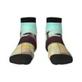 thumbnail image 1 of Fuzoiu Elehpant And A Giraffe Looking At The Sea Print Adult Socks, Crew Moisture-wicking Socks, Unisex Cushion Crew Socks,Casual Sports Ankle Socks, 1 of 7