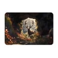 thumbnail image 1 of Fuzoiu Enchanted Deer In Cave Print Door Mat Outdoor Indoor Welcome Mats, Front Doormat,Flannel Non Slip Durable Entrance Rugs for Front Door, Inside Outside Entry, Porch, Resist Dirt,16x24in, 1 of 7