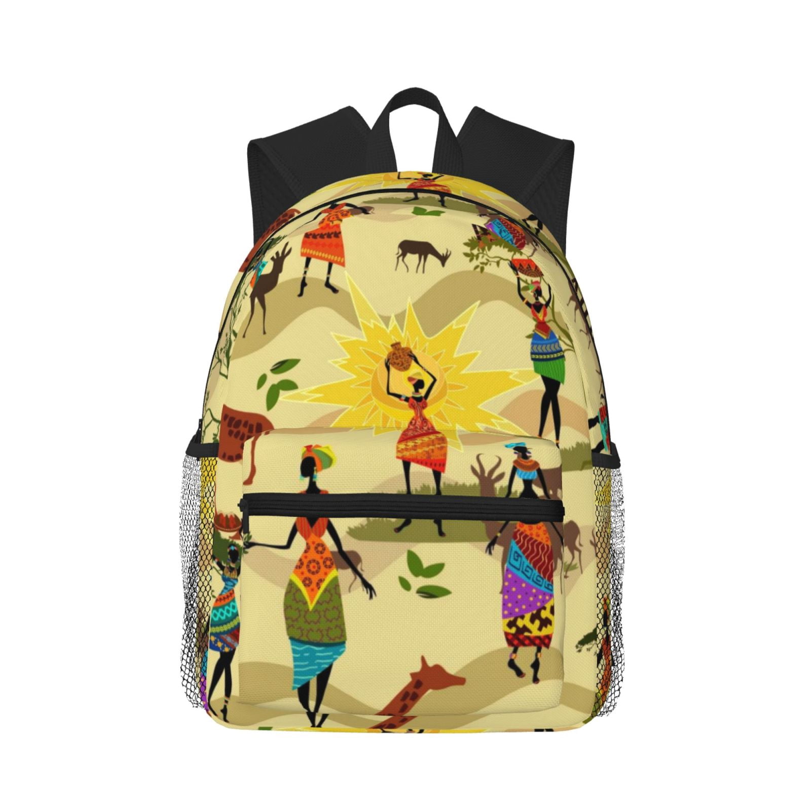 african backpack for kids Ankara Patchwork Children Afrik Trends Sniper Africa Kids Buffy Backpack