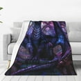 thumbnail image 1 of Fuzoiu Fantasy Dragon In Cathedral Print Ultra-Soft Micro Fleece Blanket,All Seasons Flannel Throw, Lightweight Blanket for Bed, Sofa, Couch, Movie Night, Camping, and Travel-60"x50", 1 of 7