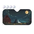 thumbnail image 1 of Fuzoiu Farm Dog Duck Moonlight Print Car Windshield Sunshade,Foldable Reflective Sun Visor,Windshield Sun Shade,UV Rays Sun Visor Shade,Auto Front Sun Shield Shade-Medium, 1 of 8