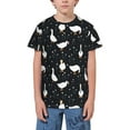 thumbnail image 1 of Fuzoiu Fashionable Goose Print Youth Short Sleeve T-Shirt,Youth Dry-Fit Active Athletic T-Shirt,Short Sleeve Tops Tees for School, Sports, and Casual Wear, 1 of 6