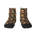 thumbnail image 1 of Fuzoiu Fast Food Print Adult Socks, Crew Moisture-wicking Socks, Unisex Cushion Crew Socks,Casual Sports Ankle Socks, 1 of 1