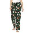thumbnail image 1 of Fuzoiu Festive Forest Friends Print Women's Pajama Pants,Lounge Pants with Drawstring and Pockets, Casual Pjs Sleep Bottoms, Women's Sleep Pants-Medium, 1 of 6