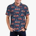 thumbnail image 1 of Fuzoiu Fire Truck 1 Print Men's Polo Shirts Short Sleeve,Golf Shirts for Men,Mens Golf Shirt Moisture Wicking Quick-Dry-X-Large, 1 of 6