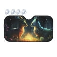thumbnail image 1 of Fuzoiu Firefly Forest Fox Print Car Windshield Sunshade,Foldable Reflective Sun Visor,Windshield Sun Shade,UV Rays Sun Visor Shade,Auto Front Sun Shield Shade-Medium, 1 of 8