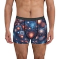 thumbnail image 1 of Fuzoiu Fireworks1 Print Men's Ultra Breathable Underwear,No Riding Up Boxer Briefs with ComfortFlexible Waistband-Large, 1 of 5