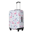 thumbnail image 1 of Fuzoiu Flamingo and Pineapple Print Suitcase Cover,Washable Luggage Covers for Suitcase,Elastic Luggage Protector Cover,Scratch Resistant Travel Suitcase Covers-Large, 1 of 7
