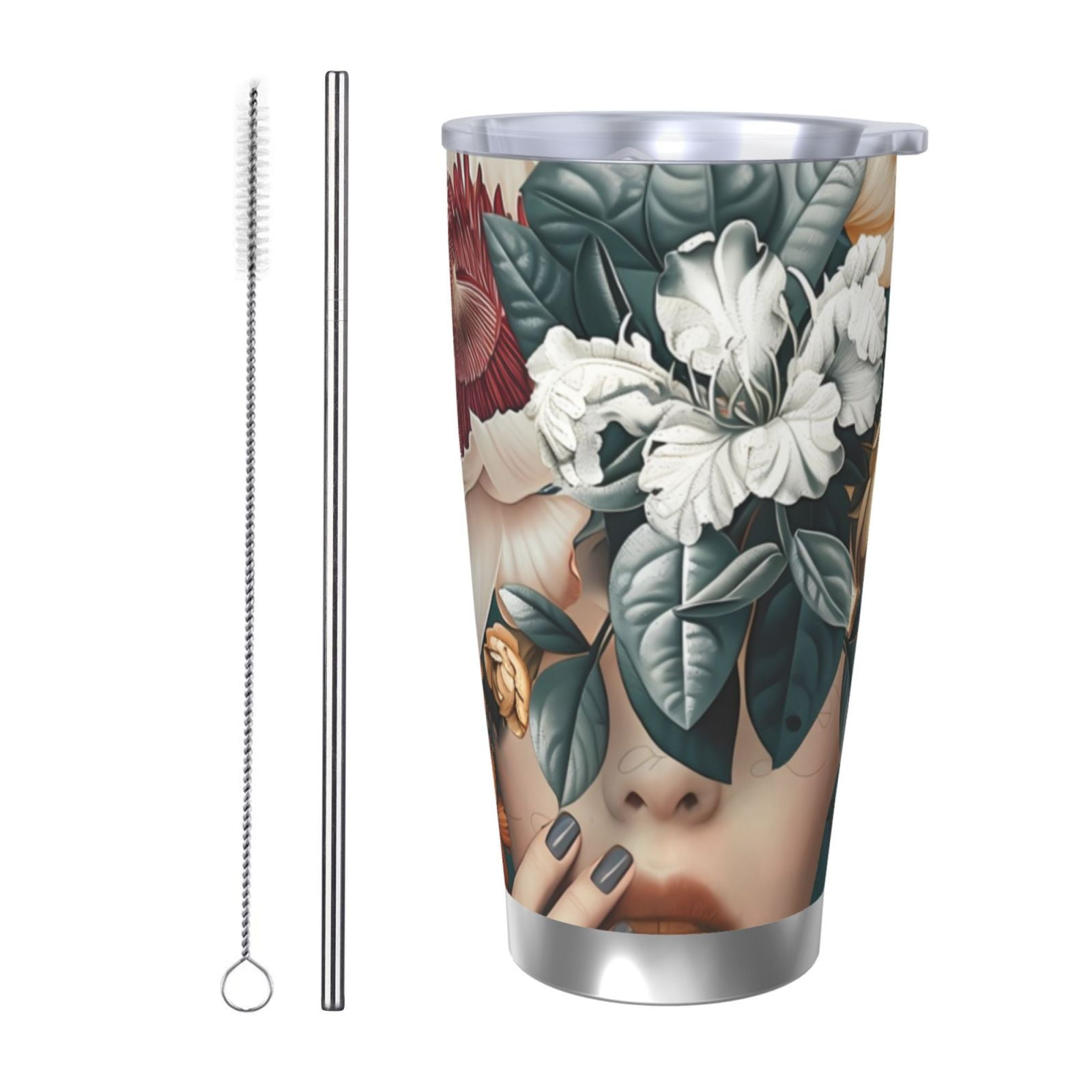 Iscream Forever Floral Travel Cup