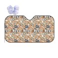 thumbnail image 1 of Fuzoiu Floral Paisley Print Car Windshield Sun Shade,Block Uv Rays Sunshade,Foldable Front Window Sun Visor Protector for Car,SUV,Truck-Keep Vehicle Cool-Floral Paisley, 1 of 8