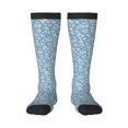 thumbnail image 1 of Fuzoiu Floral Retro Style Print Adult Stockings,Crew Socks,Unisex Fashion Socks, Casual Sports Socks,Comfortable Crew Socks for Everyday Wear and Sports, 1 of 6