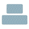 thumbnail image 1 of Fuzoiu Floral Retro Style Print Kitchen Floor Mat 2 Sets,Kitchen Rugs and Mats,,Non Skid Waterproof Kitchen Floor Mat for Kitchen,Home Office,Sink,Laundry, 1 of 6