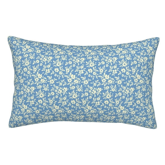 Fuzoiu Floral Retro Style Print Pillow Case with Hidden Zipper,Pillow Covers,Soft and Comfortable Pillowcase-14"x20"