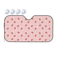 thumbnail image 1 of Fuzoiu Floral Strawberr Print Car Windshield Sunshade,Foldable Reflective Sun Visor,Windshield Sun Shade,UV Rays Sun Visor Shade,Auto Front Sun Shield Shade-Medium, 1 of 8