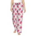 thumbnail image 1 of Fuzoiu Floral Strawberr Print Women's Pajama Pants,Lounge Pants with Drawstring and Pockets, Casual Pjs Sleep Bottoms, Women's Sleep Pants-XX-Large, 1 of 6