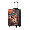 thumbnail image 1 of Fuzoiu Flower Crown Cat Print Suitcase Cover,Washable Luggage Covers for Suitcase,Elastic Luggage Protector Cover,Scratch Resistant Travel Suitcase Covers-Medium, 1 of 7