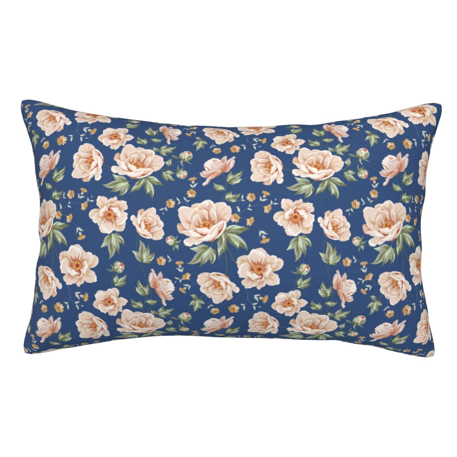 Flower Print Pillow Case Flower Print Pillow Case
