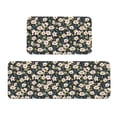 thumbnail image 1 of Fuzoiu Flowers Print Kitchen Floor Mat 2 Sets,Kitchen Rugs and Mats,,Non Skid Waterproof Kitchen Floor Mat for Kitchen,Home Office,Sink,Laundry, 1 of 6
