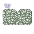 thumbnail image 1 of Fuzoiu Flowers With Leaves Print Car Windshield Sun Shade,Block Uv Rays Sunshade,Foldable Front Window Sun Visor Protector for Car,SUV,Truck-Keep Vehicle Cool-Flowers With Leaves, 1 of 8
