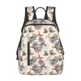 thumbnail image 1 of Fuzoiu Flying Butterflies-1 Print Lightweight Daypack,Weekender Bag for Men and Women, Travel Backpack with Padded Straps for School, Travel & Work, 1 of 7