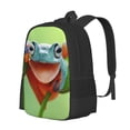 thumbnail image 1 of Fuzoiu Flying Frog On Branch Print Large Capacity Backpack,Travel Backpack,Laptop Bag,College School Rucksack Bag,for School, Travel & Outdoor Activities, 1 of 6