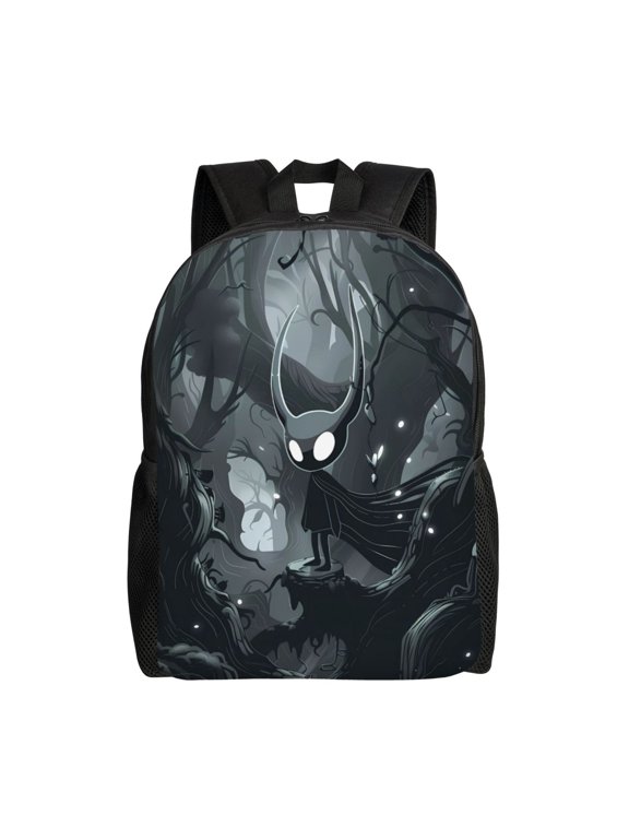 Forest Black Ghost Warrior Print Laptop Backpack,Work Business Backpacks, Large Capacity Nurse Bag College Bookbag for School, Waterproof Casual Daypack for Travel