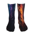 thumbnail image 1 of Fuzoiu Forest Cool Lion Print Crew Socks,Casual Athletic Gym LightWeight Thin Socks,Casual Crew Socks for Men Woman,Calf Length Crew Socks, 1 of 7