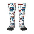 thumbnail image 1 of Fuzoiu Fourth Of July Party Print Adult Stockings,Crew Socks,Unisex Fashion Socks, Casual Sports Socks,Comfortable Crew Socks for Everyday Wear and Sports, 1 of 6