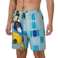 thumbnail image 1 of Fuzoiu French Bulldog Dog in a Bathtub Print Men's Swim Shorts,Quick-Dry Double-Layer Swim Trunks,Board Trunks,Beach Shorts Swimwear Bathing Suits-X-Large, 1 of 6