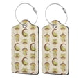 thumbnail image 1 of Fuzoiu Frogs Print Premium Leather Luggage Tag,Travel Accessory,Luggage Tag for Suitcase Baggage Handbag Travel Bag,Name Card & Privacy Cover-2 PCS, 1 of 5