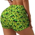thumbnail image 1 of Fuzoiu Frogs Print Women's Workout Shorts,Workout Biker Shorts Women,Exercise Fitness Shorts,Scrunch Short, Athletic Shorts for Gym Yoga Running Sport Active-X-Large, 1 of 8